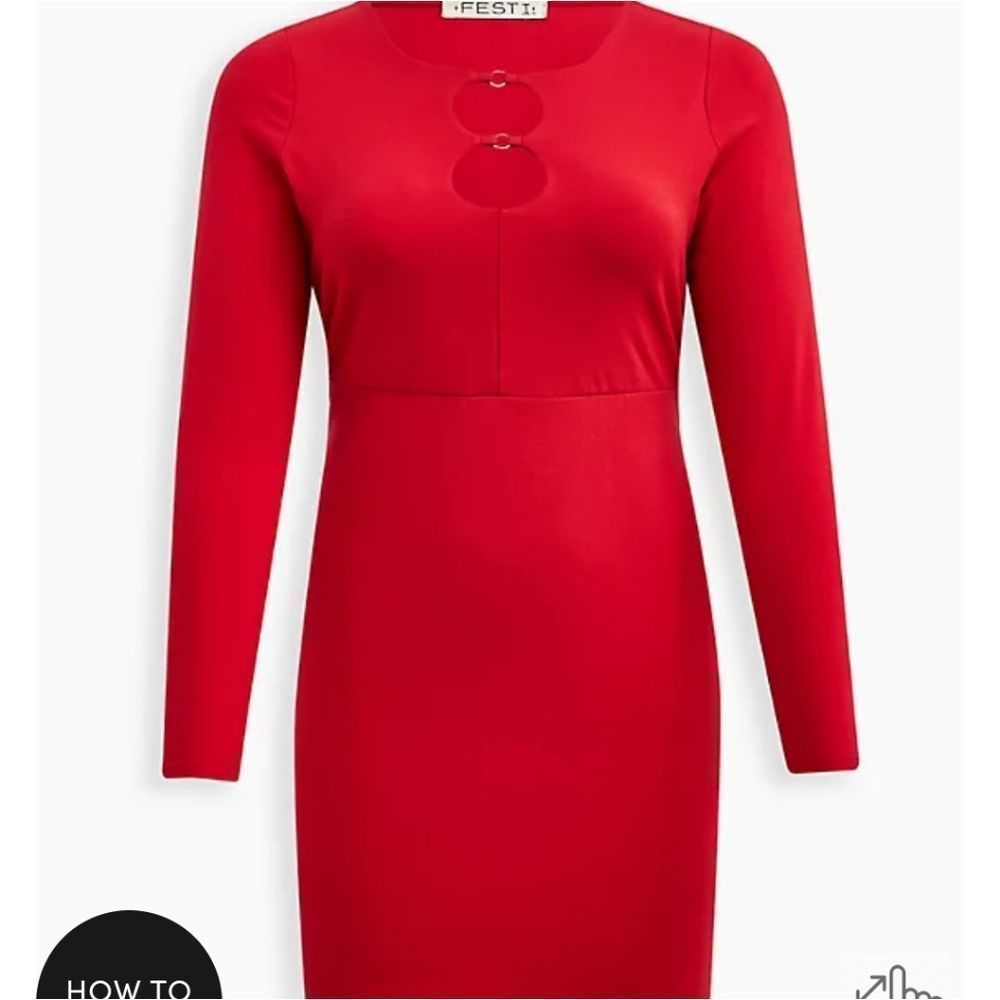 Red BodyCon Torrid Dress